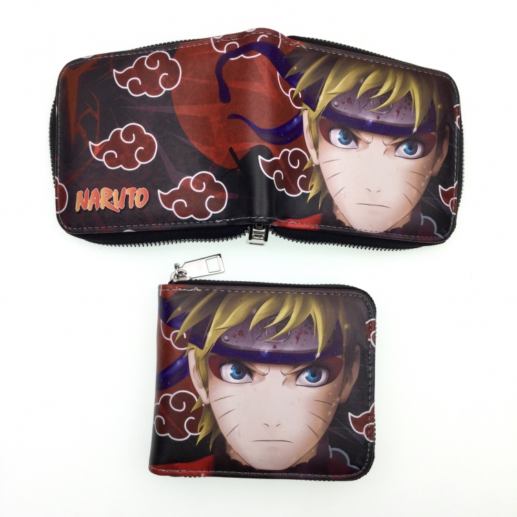 Naruto Animation medium zipper Card Wallet