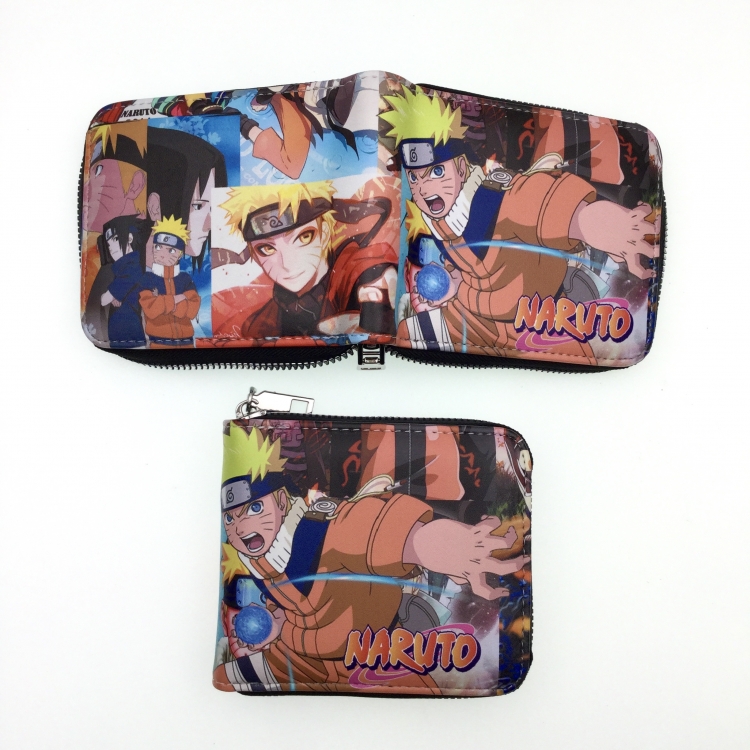 Naruto Animation medium zipper Card Wallet