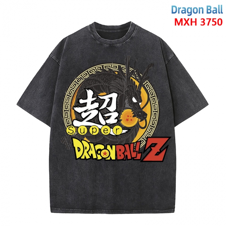 DRAGON BALL Anime peripheral pure cotton washed and worn T-shirt from S to 4XL