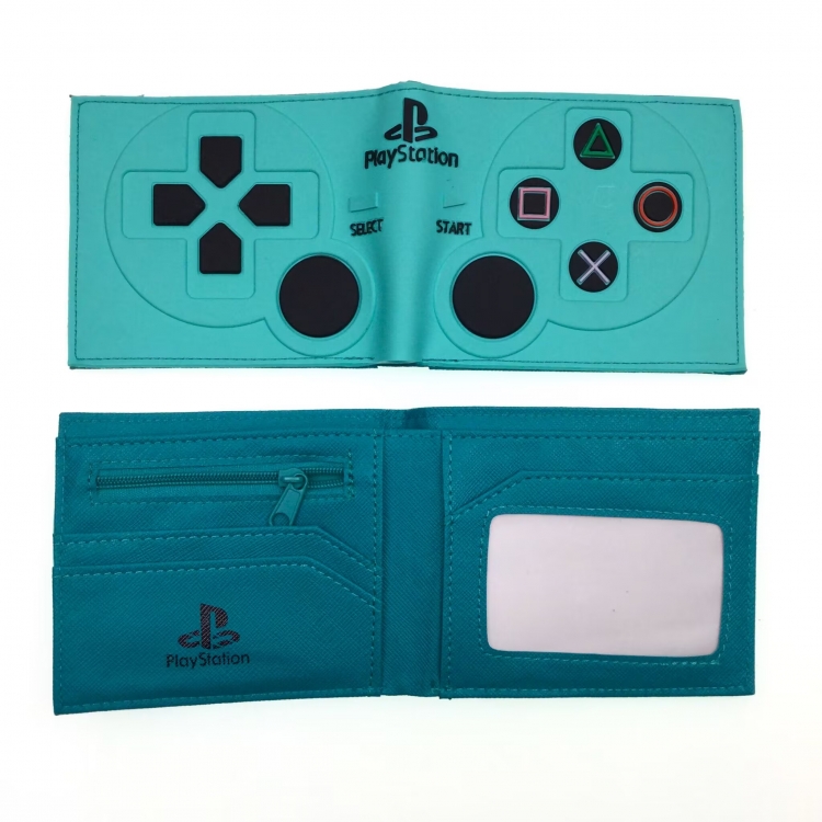Nintendo Anime peripheral PVC adhesive surface short style folding wallet