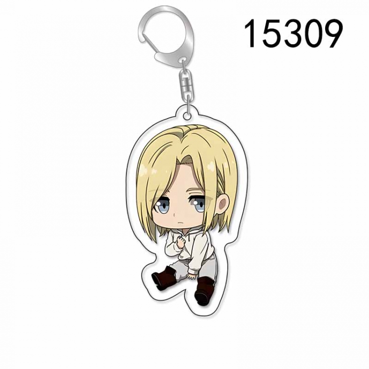  Shingeki no Kyojin Anime Acrylic Keychain Charm price for 5 pcs