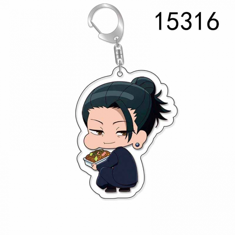 Jujutsu Kaisen Anime Acrylic Keychain Charm price for 5 pcs