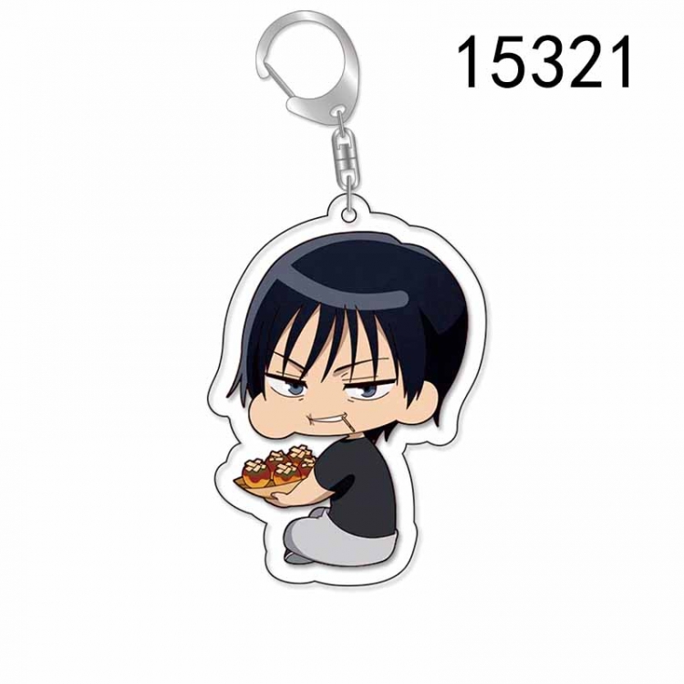 Jujutsu Kaisen Anime Acrylic Keychain Charm price for 5 pcs