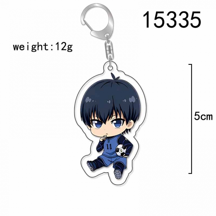 BLUE LOCK Anime Acrylic Keychain Charm price for 5 pcs 15335