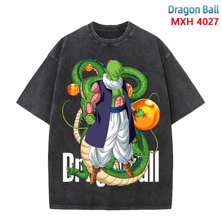 DRAGON BALL Anime peripheral pure cotton washed and worn T-shirt from S to 4XL