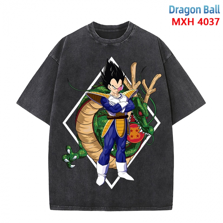 DRAGON BALL Anime peripheral pure cotton washed and worn T-shirt from S to 4XL