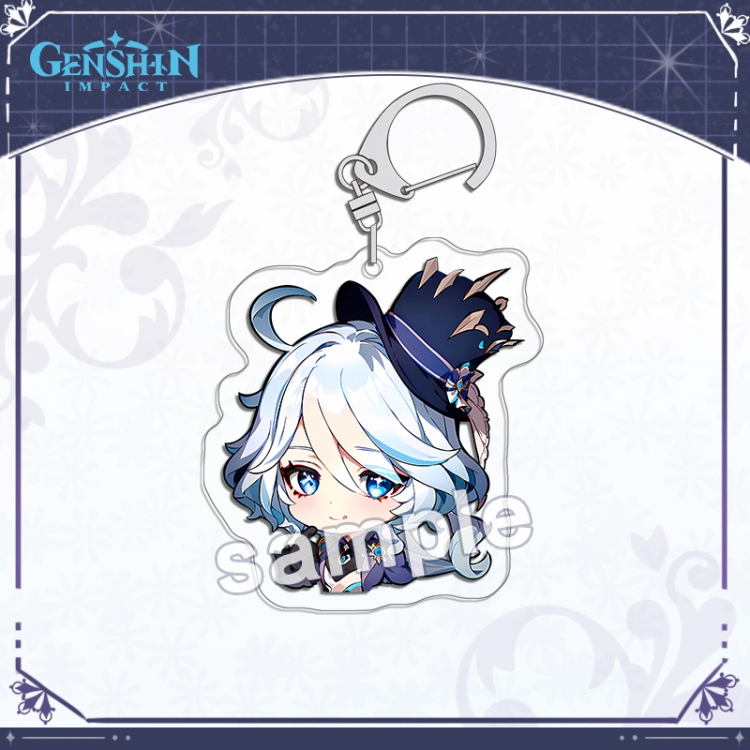 Genshin Impact Acrylic Pendant Bag Pendant Keychain price for 5 pcs