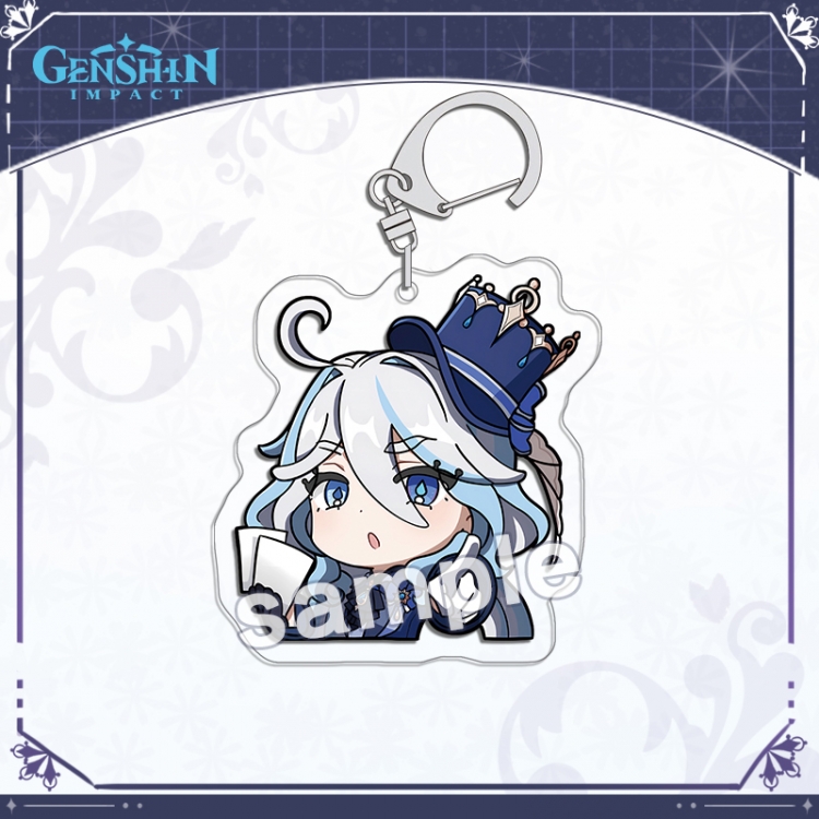 Genshin Impact Acrylic Pendant Bag Pendant Keychain price for 5 pcs