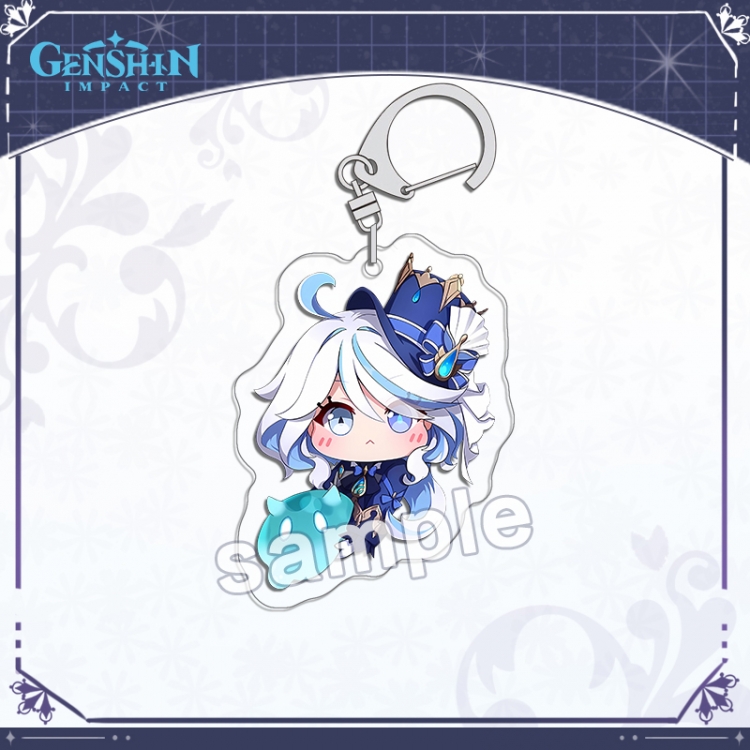 Genshin Impact Acrylic Pendant Bag Pendant Keychain price for 5 pcs