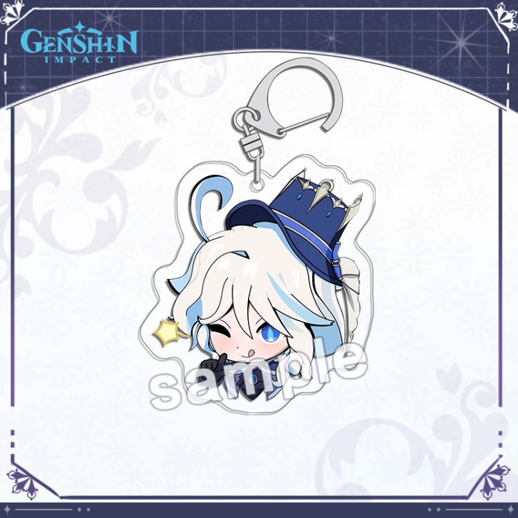 Genshin Impact Acrylic Pendant Bag Pendant Keychain price for 5 pcs