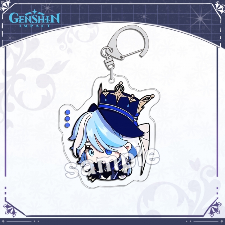 Genshin Impact Acrylic Pendant Bag Pendant Keychain price for 5 pcs