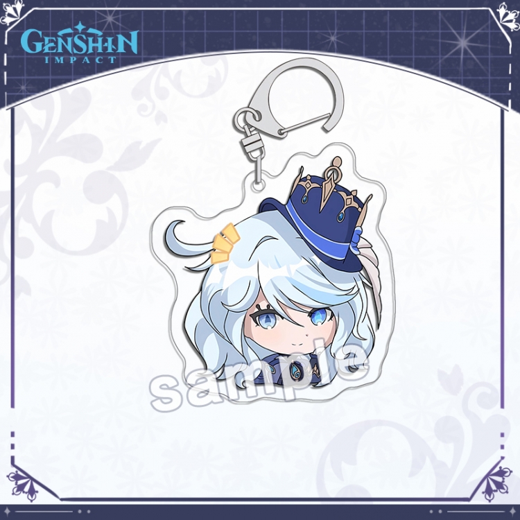 Genshin Impact Acrylic Pendant Bag Pendant Keychain price for 5 pcs