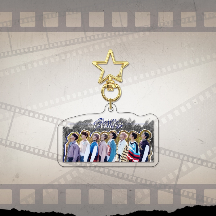 Han Tuan Stray Kids Gold Star Chain Acrylic Pendant Bag Pendant Keychain price for 5 pcs