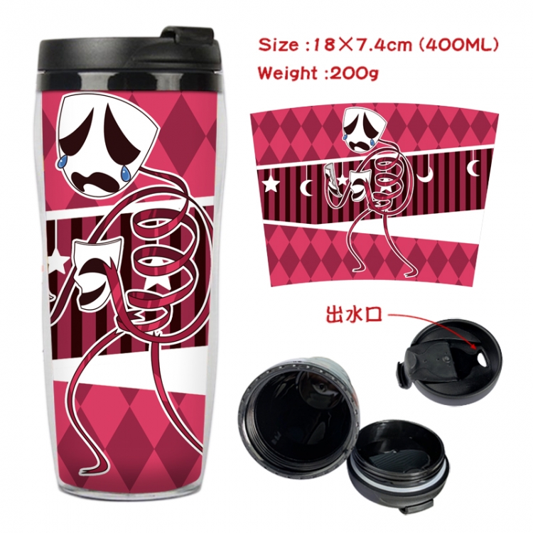 The Amazing Digital Circus Anime Starbucks leak proof and insulated cup 18X7.4CM 400ML