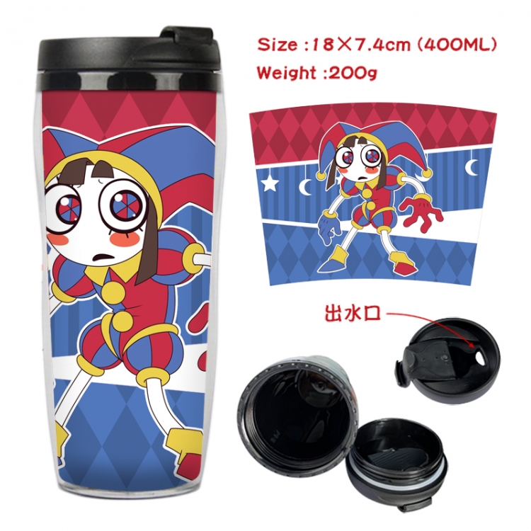 The Amazing Digital Circus Anime Starbucks leak proof and insulated cup 18X7.4CM 400ML