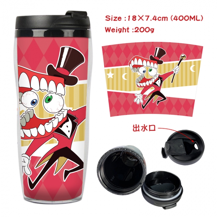 The Amazing Digital Circus Anime Starbucks leak proof and insulated cup 18X7.4CM 400ML