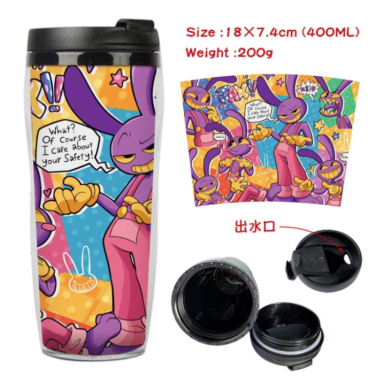 The Amazing Digital Circus Anime Starbucks leak proof and insulated cup 18X7.4CM 400ML