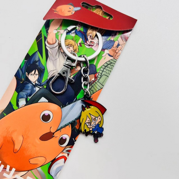 Chainsawman Anime Character metal keychain price for 5 pcs