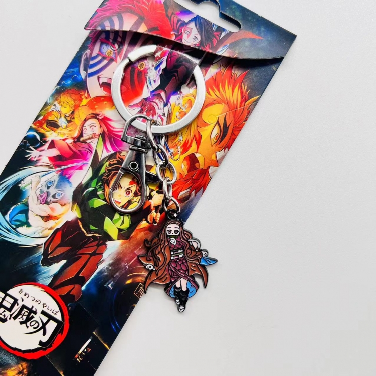  Demon Slayer Kimets Anime Character metal keychain price for 5 pcs
