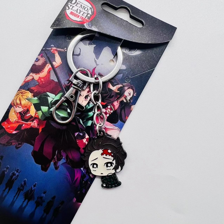  Demon Slayer Kimets Anime Character metal keychain price for 5 pcs