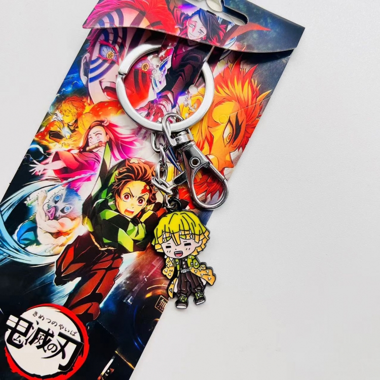  Demon Slayer Kimets Anime Character metal keychain price for 5 pcs