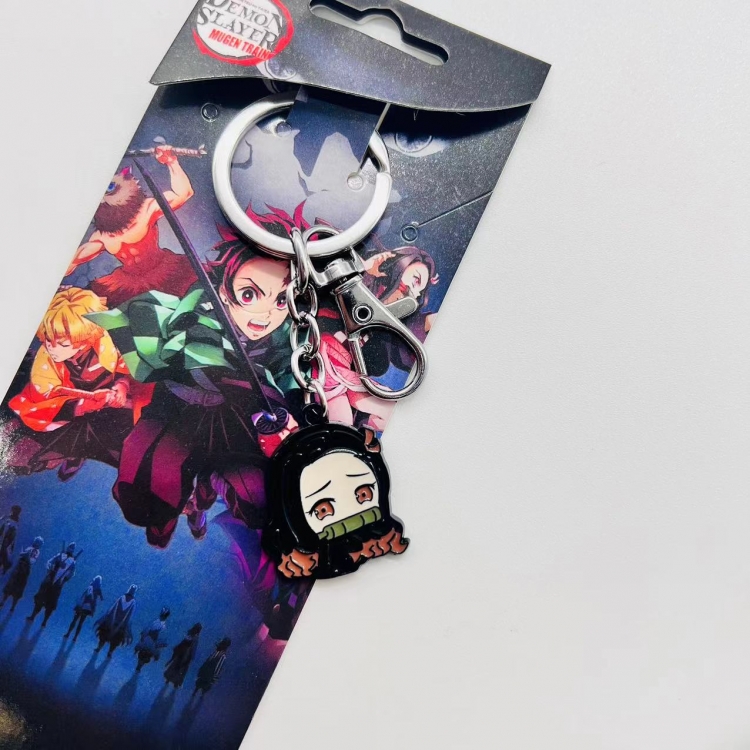  Demon Slayer Kimets Anime Character metal keychain price for 5 pcs