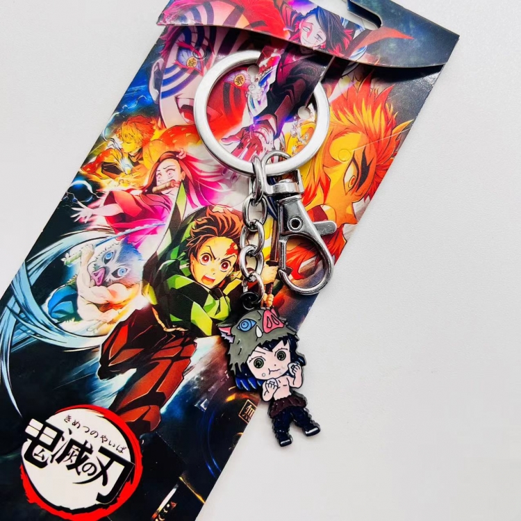  Demon Slayer Kimets Anime Character metal keychain price for 5 pcs