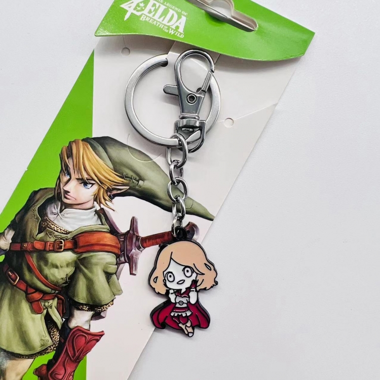 The Legend of Zelda Anime Character metal keychain price for 5 pcs