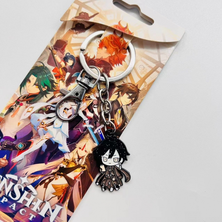 Genshin Impact Anime Character metal keychain price for 5 pcs