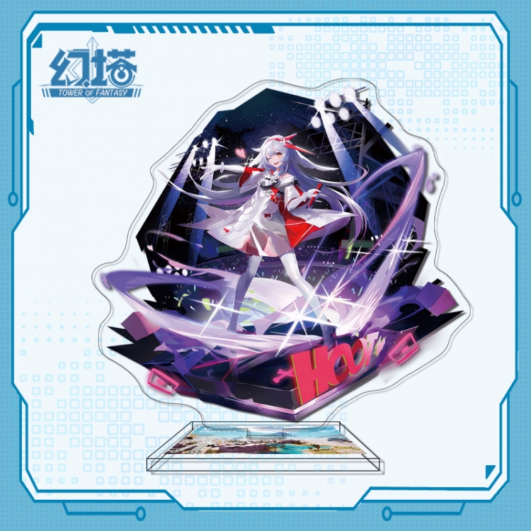 Tower of Fantasy Anime characters acrylic Standing Plates Keychain 16cm