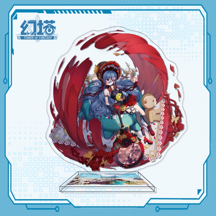 Tower of Fantasy Anime characters acrylic Standing Plates Keychain 16cm