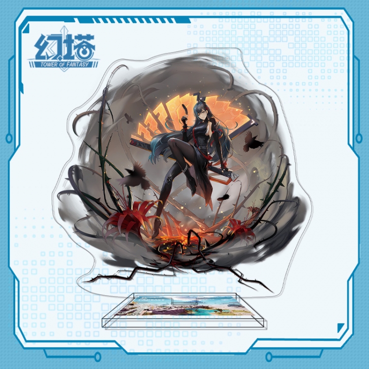 Tower of Fantasy Anime characters acrylic Standing Plates Keychain 16cm