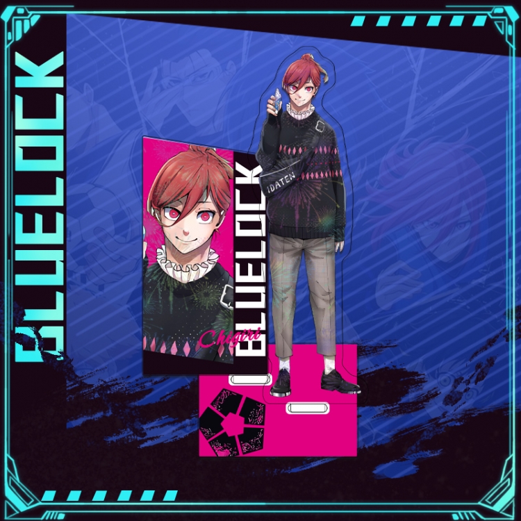  BLUE LOCK double plug Anime characters acrylic Standing Plates Keychain 16cm