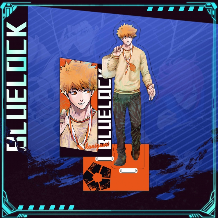  BLUE LOCK double plug Anime characters acrylic Standing Plates Keychain 16cm