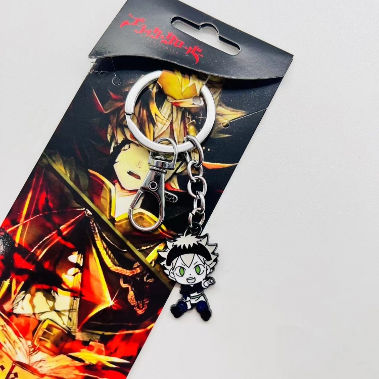 Black Clover Anime Character metal keychain price for 5 pcs