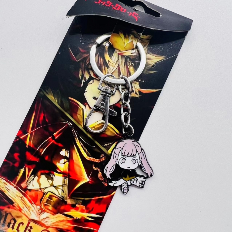 Black Clover Anime Character metal keychain price for 5 pcs