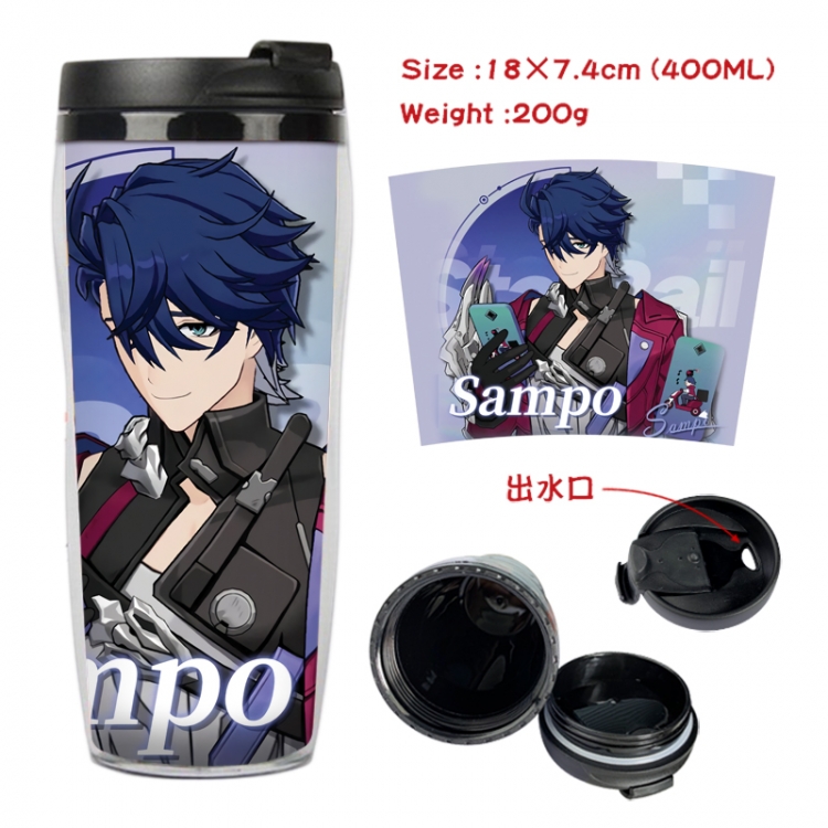 Honkai: Star Rail Anime Starbucks leak proof and insulated cup 18X7.4CM 400ML