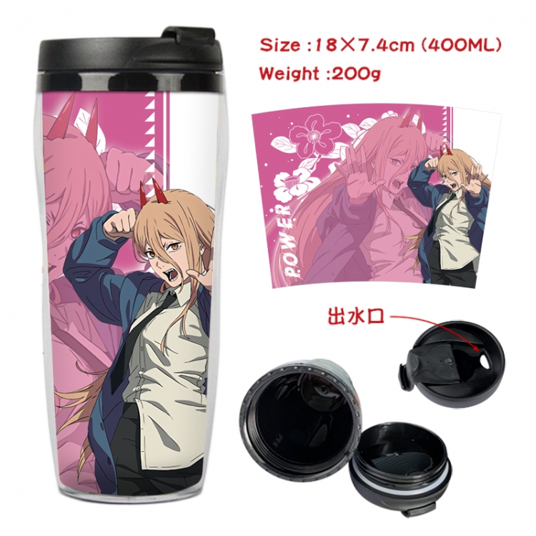 Chainsawman Anime Starbucks leak proof and insulated cup 18X7.4CM 400ML