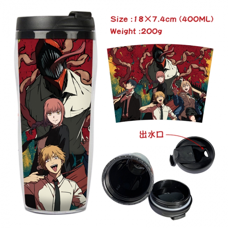Chainsawman Anime Starbucks leak proof and insulated cup 18X7.4CM 400ML