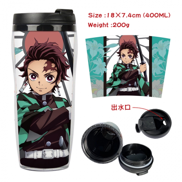 Demon Slayer Kimets Anime Starbucks leak proof and insulated cup 18X7.4CM 400ML