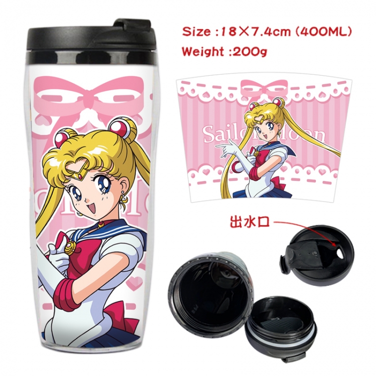 sailormoon Anime Starbucks leak proof and insulated cup 18X7.4CM 400ML