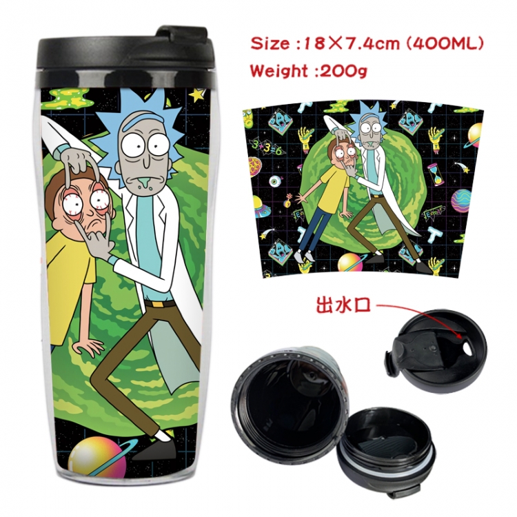 Rick and Morty Anime Starbucks leak proof and insulated cup 18X7.4CM 400ML
