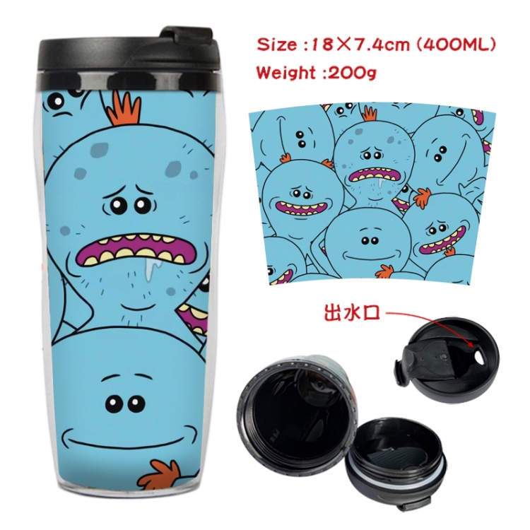 Rick and Morty Anime Starbucks leak proof and insulated cup 18X7.4CM 400ML