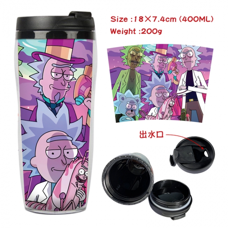 Rick and Morty Anime Starbucks leak proof and insulated cup 18X7.4CM 400ML