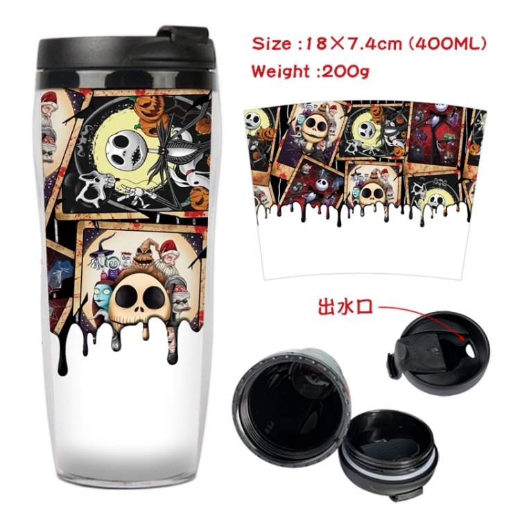 The Nightmare Before Christmas Anime Starbucks leak proof and insulated cup 18X7.4CM 400ML