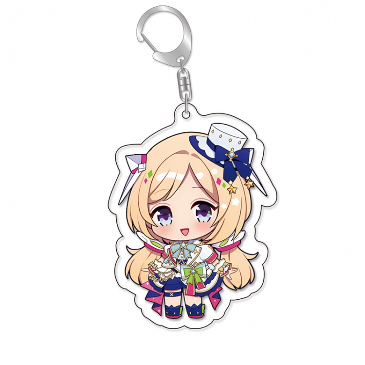 Virtual anchor Anime Acrylic Keychain Charm price for 5 pcs