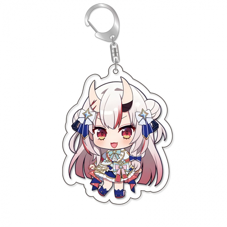 Virtual anchor Anime Acrylic Keychain Charm price for 5 pcs
