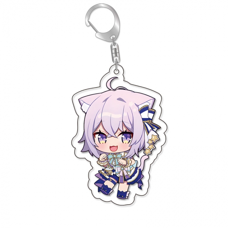 Virtual anchor Anime Acrylic Keychain Charm price for 5 pcs