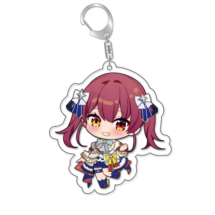 Virtual anchor Anime Acrylic Keychain Charm price for 5 pcs