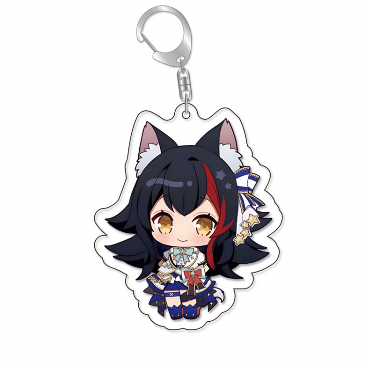 Virtual anchor Anime Acrylic Keychain Charm price for 5 pcs